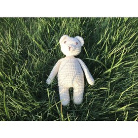 Resim Naturaborn Natural Amigurumi El Örgüsü Oyuncak Ayı 