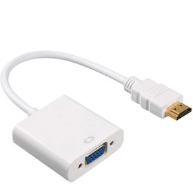 Resim Hdmi To Vga Dönüştürücü Hdmi Erkek Vga Dişi Hdmi Giriş Vga Çıkış 