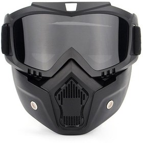 Resim Eternal Luck Motosiklet Yüz Maskesi Siyah 