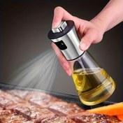 Resim 304 Paslanmaz Çelik ve Cam Yağ Sprey Şişesi - Büyük Kapasiteli Basınçlı Sprey Mutfak için, Barbekü, Izgara - BPA'sız, Üçgen Tasarım, Zeytin ve Barbekü Yağları İçin Mükemmel - Kurban Bayramı Hediye Fikri, Mutfak Aksesuarı | Şık Aksesuar | Bpa'lı Malzeme, Pişirme için Yağ Püskürtücü Şişe 