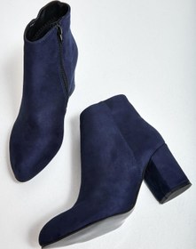 Resim Bambi Lacivert Süet Kadın Bot & Bootie K02503713002 