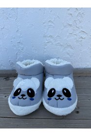 Resim Huzurlu Adımlar PANDALI GRİ ÇOCUK PANDUF 