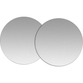 Resim GongtuShop 2 Adet Gümüş 40MM Tarzı Evrensel Metal Plaka Etiket Manyetik Araç Telefonu Tutacağı Için Yedek Metal Plaka Demir Sac Seti Mıknatıs Telefon Tutacağı Standı (Yurt Dışından) 