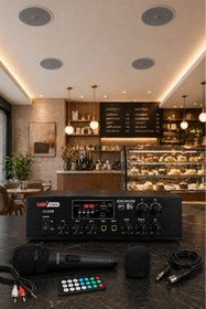 Resim Lastvoice Medium-2 Tavan Hoparlör Ve Anfi Ses Sistemi Paketi 