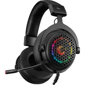 Resim Rampage MAJESTY Siyah RGB Led 7.1 Surround Sound System Gaming Mikrofonlu Oyuncu Kulaklığı 