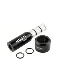 Resim Dashanshop Siyah 28.6" Alüminyum Alaşım Gidon Yükseltici - Kaymaz Tasarım Ayarlanabilir Bisiklet Aksesuarı 