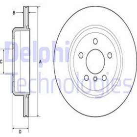 Resim Delphi Bg4664c Arka Fren Diski Bmw F10 F11 Havali 330mm 34216775287 (WC667428) (FİYAT:2 ADET İÇİNDİR) 