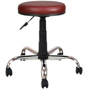 Resim Bürocci Metal Ayaklı Tabure-Bordo-2999D0102 