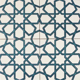 Resim Kütahya Hedef Çini AC51 20 x 20 Dekoratif Çini 