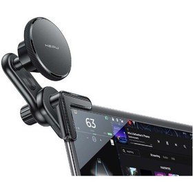 Resim Hepu Hp-a38 Magsafe Uyumlu Mıknatıslı Multimedia Tablet Ekran Telefon Tutucu Siyah 