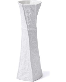 Resim The Mia Licia Seramik Vazo Beyaz 13x10x33 Cm 