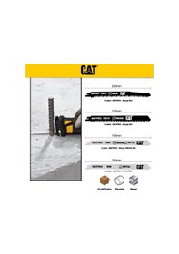 Resim Cat Da07901 Profesyonel Metal/ahşap Kesme Tilki Kuyruğu Testere U 