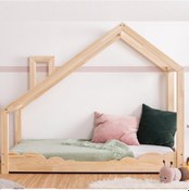 Resim Markaawm Markaawm Tac Mahal Montessori Yatak Çatılı Yatak Çocuk Karyola Akçaağaç 