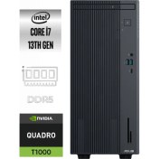 Resim Asus Expertcenter P500MV-196 i7-13620H 16GB 1tb Quadro T1000 4gb Freedos Mini Tower Masaüstü Bilgisayar 
