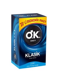 Resim Okey Nirvana Prezervatif + Okey Klasik Prezervatif 2 x 20'li 