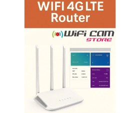 Resim Sim Kartlı 3 Antenli Router Modem (Imeiler Kayıtlıdır) 