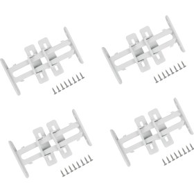 Resim 4 Adet Bebek Çocuk Koruma Kilidi - Dolap Çekmece Kilidi Sürgülü Kilit 