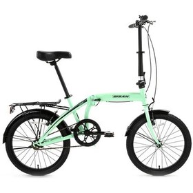 Resim Bisan Twın Katlanır Bisiklet 32cm V 20 Jant 1 Vites Mint Yeşil Siyah Çok Renkli 