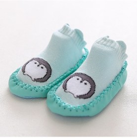 Resim Uıowoo Bebek Yer Çorapları-kaymaz Yumuşak Tabanlı, 0 Pamuk, Sevimli Hayat Desenli - İlk Adım Ve Ev İçim Kullanım İçin Pd001 - Yeşil 