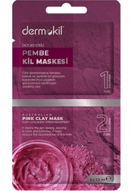 Resim Dermokil Maske Etkili Pembe Kil Maskesi 2x7.5 Ml 