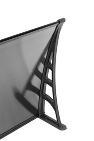 Resim Genel Markalar Lotus Kapı Pencere Üstü Pratik Sundurma 70x120 Cm - Siyah 