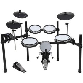 Resim Hitman HD-27 Dijital Davul Seti (Orta Seviye) | Hassas Pad Yapısı, Çok Sayıda Dahili Ritim ve Metronom, Kulaklık Çıkışlı Sessiz Çalışma Modu 