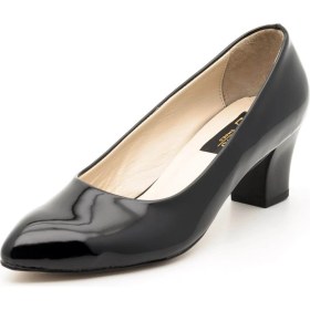 Resim Costo Shoes 1023 Siyah Rugan Büyük Numara Kadın Ayakkabısı 