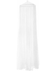 Resim Hugoy Lüks Kristal Tüle Tavan Cibinlik Beyaz 9 M 