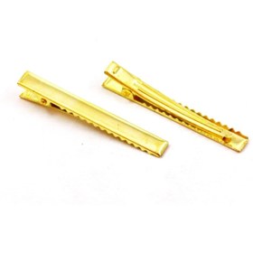 Resim yfhobi 10 Adet - 6 Cm Sarı Kaplama Maşa Toka, Pens Toka, Timsah Toka, Saç Tokası, 1.kalite, Yerli Üretim 