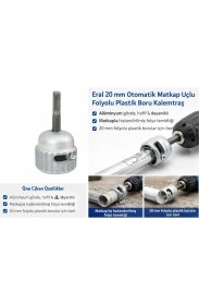 Resim Eral 20 mm Otomatik Matkap Uçlu Folyolu Plastik Boru Kalemtraş 
