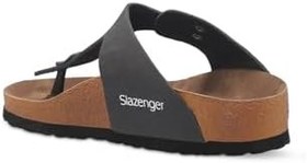 Resim Slazenger LUKE Kadın Terlik Siyah Nubuk 