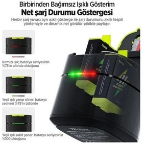 Resim GoPro İkili Şarj Cihazı + 2 ADET Yedek Batarya ( GoPro Hero12 Black / Hero11 Black / Hero10 Black / Hero9 Black İçin) 