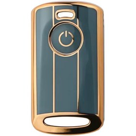 Resim XUKEY Yamaha Yeni Kasa 2021-22-23 Model Xmax 250 400 Tech Max Tricity Anahtar Kılıfı Gri-Gold 