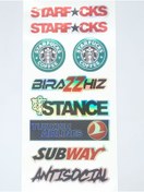 Resim CybillStore Karışık Hologram Sticker Seti 9 Adet Çoklu Hologram Sticker 