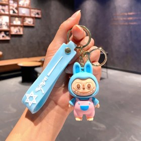 Resim Baijiafu2 Yeni Çizgi Film Animasyon Stitch Serisi Yumuşak Kauçuk Anahtarlık Bebek Çantası Kolye Anahtarlık Küçük Hediye (Yurt Dışından) 