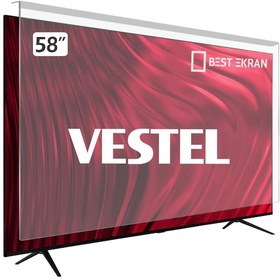 Resim Bestekran Vestel Uyumlu 58UD8200 TV EKRAN KORUYUCU - Vestel Uyumlu 58" inç 146 cm Ekran Koruyucu 