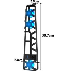 Resim Ps5 Pro Fanlı Soğutma Dikey Stand Tp5-35153 