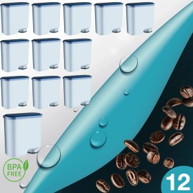 Resim Shuii Pure Kafe Ph012 - Philips Saeco Aquaclean Için 12 Adet Kahve Makinesi Su Filtresi 