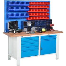 Resim Star Çelik Atölye Çalışma Tezgahı (1600 x 720 x 830-930/1844 mm) 