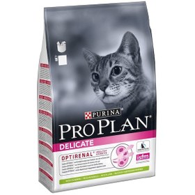 Resim Pro Plan Delicate Kuzu Etli Yetişkin Kedi Maması 3 KG 