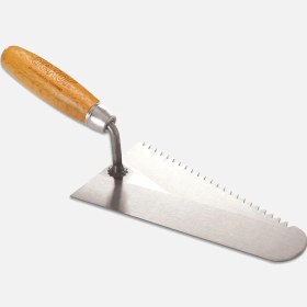 Resim Dekor Beyaz Tuğla Malası 22 cm Ahşap Sap 