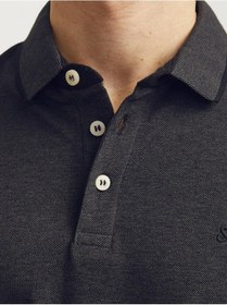 Resim Jack & Jones Jack Jones Jjepaulos Polo Tişört 12136668 Gri 