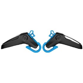 Resim Sq-g12 Cep Telefonu Oyun Tetik Oyunu Pubg Shooter Joystick Gamepad Çekim Abs Amaç Anahtar Düğmesi Ios Android İçin L1 R1 Denetleyici 