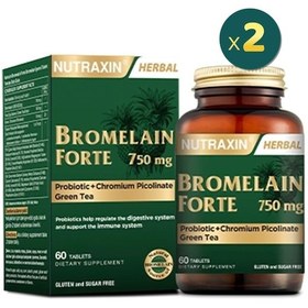 Resim Nutraxin Bromelain Forte 60 Tablet 2 Adet 