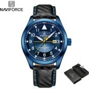 Resim Hanyang NF8022-BEBE-BOX Navıforce 2022 Yeni Erkek Izle Top Marka Lüks Moda Bilek Izle Erkekler Için Su Geçirmez Aydınlık Spor Kuvars Saat Relojes Hombre (Yurt Dışından) 