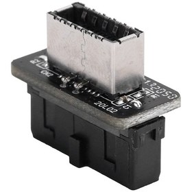 Resim Yuntech01 Ana Kart Usb3.0/3.1 19p/20p'den Type-e'ye 90 Derece Dönüştürücü, Ön Panel Type-c Bağlantı Portu, 10gbps Hız, Kararlı Sinyal 