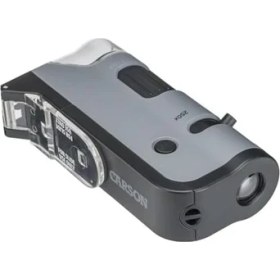 Resim MP-250 Microflip 100-250X LED Işıklı Cep Mikroskobu Akıllı Telefon Digiscoping Adaptör Klipsli, Gri 