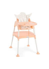 Resim Angel Melek Kanatlı Çalışma Masalı Somon Mama Sandalyesi -çift Pedli 