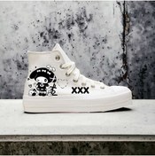 Resim amazoondesing Hello Xxx Melodika Baskı Detaylı Kız Çoçuk Sneaker Spor Ayakkabı 