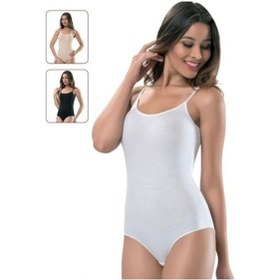 Resim Tutku Iç Giyim Kadın Ip Askılı Kancalı Çıtçıtlı Body 6 Lı Paket 